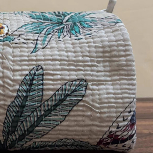 Trousse de Maquillage Personnalisée à Motifs Floraux, Pochette de Voyage pour Cosmétiques, Trousse de Toilette Femme, Cadeau Demoiselle d'Honneur, Lot de 3 Pochettes, Prix de Gros - Product Image 3