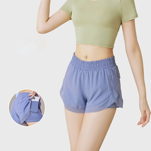 Shorts Deportivos para Mujer con Bolsillo para Teléfono, para Gimnasio, Fitness, Yoga, Deporte, Outlet de Fábrica, Elásticos, Tallas Grandes, Casuales - Product Image 3