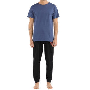 Men Satin <b>Pajamas</b> Factory Premium Soft Comfortable Lounge Wear Wholesale Supplier - Product Image 1