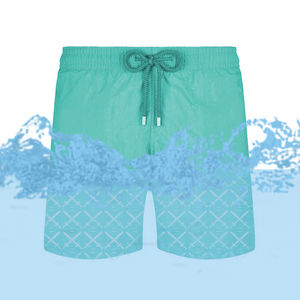 Shorts de Playa Termocrómicos con Logotipo Personalizado, Ecológicos, de Lona, Cintura Media, Casuales, Sensibles a la Temperatura - Product Image 5