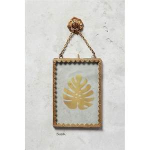 Nordic Style Geometric Gold Hexagon Brass Glass <b>Picture</b> <b>Frame</b> Double Sided Desktop Display <b>Frame</b> for Dried Flowers Art DIY Craft - Product Image 6