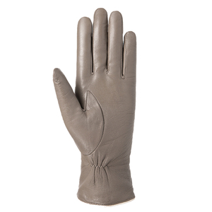 Gants thermiques en cuir véritable pour femmes, compatibles avec les écrans tactiles, gants classiques d'hiver pour la conduite, pour l'extérieur et l'usage quotidien - Product Image 1