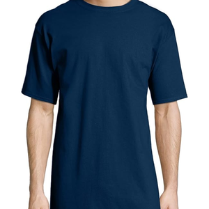 T-shirt pour homme style robuste en coton épais, col rond, vêtement décontracté - Product Image 6