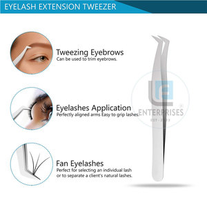 Nouvelle conception, pinces à cils professionnelles en acier inoxydable, réutilisables, durables, de haute qualité, vente en gros à bas prix - Product Image 4
