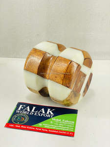 Brûleur d'encens en bois de résine, design artistique fait main, parfait pour le yoga, le spa, la prière, la méditation et l'usage aromatique quotidien à la maison. - Product Image 4