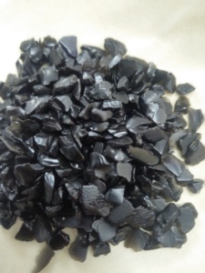 Cristales de Turmalina Negra de Primera Calidad, a Granel, Irregulares, Naturales, Triturados, Sin Pulir, Reiki, Mascota, de 3 a 5 mm, Venta al Por Mayor - Product Image 2