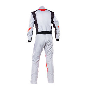 Men's Full Sleeve Motorcycle Racing <b>Suit</b> White Black <b>Red</b> Color Blocked Breathable All Seasons - Product Image 2