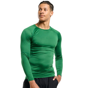 Nueva Camiseta Deportiva de Compresión de Manga Corta para Hombre, Personalizada, de Secado Rápido, Poliéster, Ajustada, Transpirable, para Gimnasio - Product Image 2