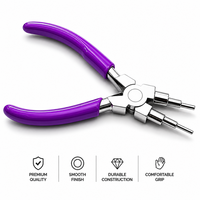 Pince à boucles multi-étapes en acier inoxydable de haute qualité pour la fabrication de bijoux, outil de formage de boucles, pince à bec pour le wrapping de fils DIY
