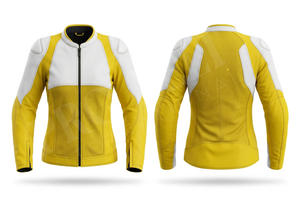 ผู้ผลิตเสื้อผ้าป้องกันอันตรายทันสมัย เสื้อแจ็คเก็ตมอเตอร์ไซค์พร้อมแผงตาข่าย หนังพรีเมียม และดีไซน์ทนทาน เสื้อแจ็คเก็ตสำหรับขี่มอเตอร์ไซค์ - Product Image 2