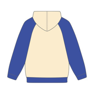 Sudadera con Capucha de Manga Raglán Azul Neutro de la Fraternidad Griega Phi Beta Sigma, Ropa Personalizada Divine Nine HBCU Life - Product Image 3