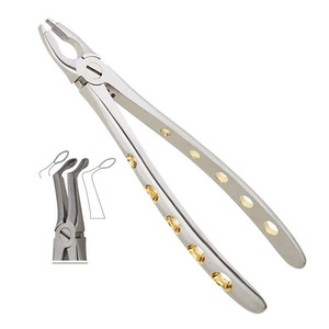 Forceps d'extraction manuels Apex Forceps pour racines profondes, légers, en acier inoxydable allemand, vente en gros - Product Image 3