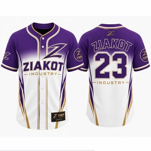 Camiseta de Béisbol Personalizada, ZIAKOT INDUSTRY Pakistán, Uniforme de Béisbol, Camiseta Sublimada, Ropa Deportiva al por Mayor, Fabricante OEM - Product Image 5