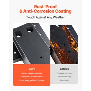 ขายึดสำหรับบังแดดกันแดดกลางแจ้งสำหรับกวาง ขนาด 3.6x3.6 เมตร รองรับโครงเหล็กขนาด 3.5x3.5/88.9x88.9 เมตร รับน้ำหนักได้ 2204 ปอนด์/1000 กิโลกรัม - Product Image 5