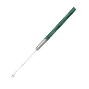 Ensemble de pinces pour extensions de cheveux en acier inoxydable avec poignée verte, outils professionnels pour l'installation et le retrait, kit d'extensions de cheveux - Product Image 3