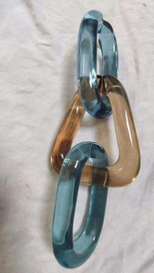 Chaîne décorative en résine de bonne qualité, nouvelle conception colorée, maillons de chaîne murale en résine disponibles dans toutes les tailles et toutes les couleurs. - Product Image 2