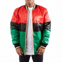 Blouson d'aviateur personnalisé Chicago & Number Starter de l'équipe de conception/Blousons d'aviateur en satin brodé