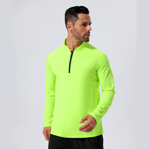 Camiseta Deportiva de Manga Larga con Cierre de Cremallera Delantera para Hombre, Ligera, Transpirable, Elástica, de Secado Rápido, para Golf - Product Image 2
