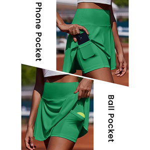 Athletic Tennis <b>Skirt</b> Women Mid Waisted Golf Pleated Sports <b>Skirt</b> Lightweight Eco Friendly Running Workout <b>Skirts</b> Fitness Wear - Product Image 2