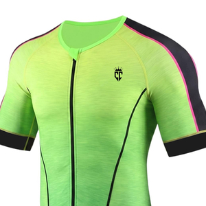 Combinaison de cyclisme en polyester, sur mesure, à prix réduit, vêtements d'été, uniformes de cyclisme unisexes - Product Image 6