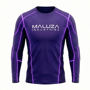 Camiseta de Manga Larga Titan Shield, Compresión, Transpirable, Secado Rápido, Ecológica, para Hombre, Gimnasio, Entrenamiento, Rendimiento Táctico, MALUZA - Product Image 1