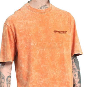 เสื้อยืดผู้ชายสไตล์ลำลองแบบโมเดิร์น ล้างสีแบบแอซิดวอช ดีไซน์เก๋ไก๋ สวมใส่สบาย ดูดีมีสไตล์ - Product Image 3