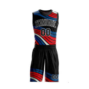 Custom Full Sublimation Basketball Uniform Breathable Quick Dry Team Basketball Jersey and Shorts Set Men's Training Sportswear - Product Image 3
