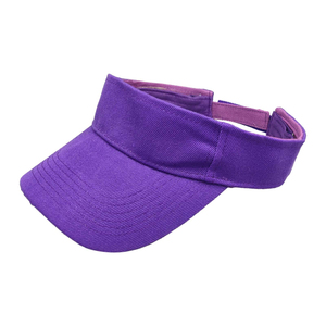 Rainbow Striped Y2K Visor Adjustable <b>Flat</b> Brim Unisex Sun <b>Hat</b> for Beach Summer Outdoor Activities Adults 100% Polyester Four - Product Image 2
