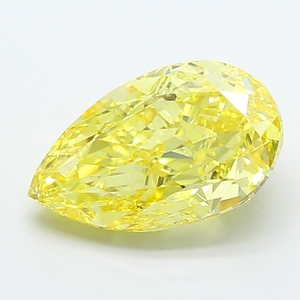 Diamante Suelto Amarillo Intenso y Brillante, de Alta Calidad, Cultivado en Laboratorio, Tipo 2A, para Colección de Joyería - Product Image 1