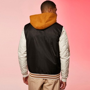 New Style Street Wear <b>Mens</b> Camouflage Varsity College Jacket Windproof Waterproof Breathable Vintage Customized Patch Front - Product Image 2