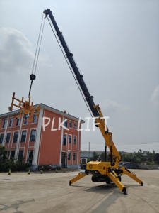 5 טון העכביש סין מנוף קטן בנייה העכביש זרק עגור העכביש עם פילוס אוטומטי - Product Image 6