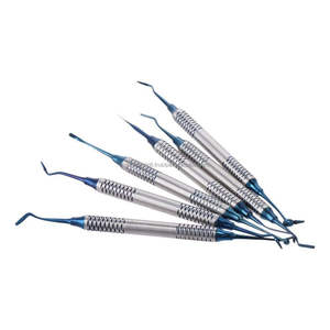 Medivolve - Kit de 6 Herramientas Manuales de Resina Compuesta Dental, Instrumentos de Acero Inoxidable, Profesionales, Ergonómicos, CE ISO OEM ODM - Product Image 2