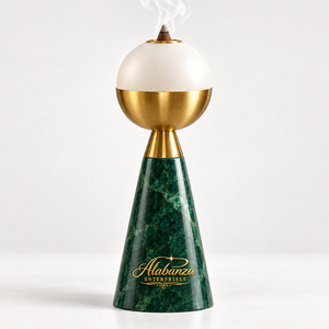 ALABANZA ENTERPRISES Brûleur à Bakhoor en Bois Haut de Gamme Modèle ABBB122 avec Encens Indien Écologique Mabkhara Oud Arabe Moderne - Product Image 5