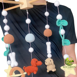 Móvil de Bebé Hecho a Mano Personalizado, Móvil de Cuna con Nombre Personalizado, Decoración para Cuarto de Bebé, Regalo de Baby Shower para Recién Nacidos, Niños y Niñas - Product Image 6