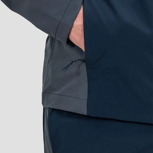 Conjunto Deportivo de Invierno para Hombre, Ecológico, de Nailon/Poliéster, con Capucha, Ligero, Cortavientos, Transpirable, Chaqueta con Cierre Completo y Pantalones Jogger - Product Image 4