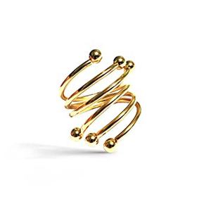 Fashionable Hot Sale Elegant Stainless Steel Gold Plated Wedding Banquet Decoration Napkin <b>Ring</b> High Quality Royal Napkin <b>Ring</b> - Product Image 3