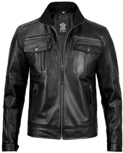 HIGH QUALITY PREMIUM LEATHER <b>JACKET</b> VERY CLASSY AND COOL - Product Image 3