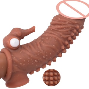 condom sex doll Delay Orgasm G Spot Oral Sex Condom Clit Pussy Stimulator Sex Toy Invisible main image 1