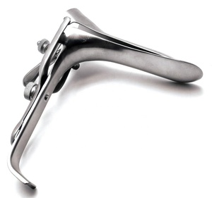 Espéculo Ginecológico de Acero Inoxidable, Instrumento de Examen Manual, Herramienta Médica Plateada Fabricada por ZUOL - Product Image 1