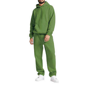 Conjunto de Chándal de Felpa Francesa con Capucha y Lavado Ácido de Alta Calidad para Hombre, Personalizado, de Gran Peso y Talla Grande - Product Image 5