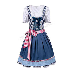 Oktoberfest <b>Costume</b> For Women German Bavarian Traditional Dirndl Dress Girls Beer Festival <b>Costume</b> Halloween Party Outfits - Product Image 1