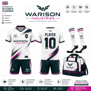 UK Club Training Football Uniform Kit Breathable Quick Dry Soccer Jersey Short Socks And Sports Bag Set - Product Image 6