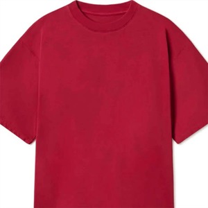 Wholesale 100% Cotton Solid Knitted T-Shirt Heavyweight 270 GSM Streetwear <b>Tee</b> Custom Logo Printing OEM Manufacturer - Product Image 6