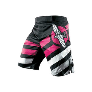 Short de boxe léger et respirant pour homme, taille mi-haute, fermeture élastique, en tissu peigné uni teint - Product Image 3
