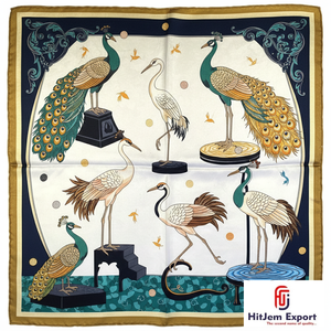 Bufandas Personalizadas Premium con Diseño Impreso, Tela con Sensación de Seda, Servicio de Etiqueta Blanca, Pedidos al por Mayor, MOQ Bajo, Mejora de Marca - Product Image 6