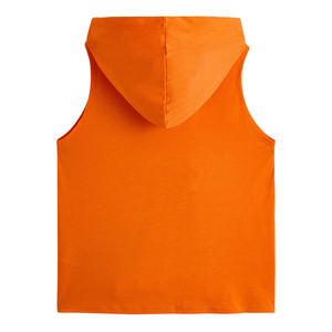 Custom Logo Sleeveless Tank Top Hooded For Women Plain Dyed Breathable <b>Leisurewear</b> Streetwear Tank Top Hooded For Women's - Product Image 3