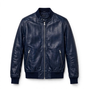 Veste en cuir de haute qualité, très élégante et stylée pour hommes - Product Image 1