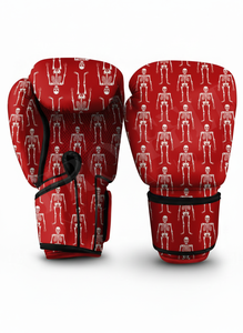 Customized Woven Label Logo Boxing Gloves PU Leather MMA Training Gloves Wrist Support Shock Absorption Sparring Fitness Gloves - Product Image 5