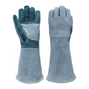 Producto de Moda, Guantes de Soldador de Cuero Vacuno Resistentes al Fuego, Protección Industrial, Retardantes de Llama, Guantes de Seguridad para Soldadura - Product Image 1