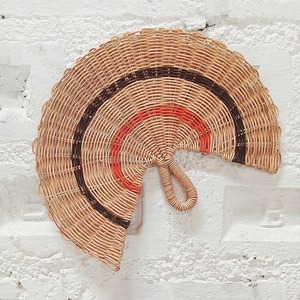 Ventilateur en rotin naturel, design moderne, décoration murale, fabricant de ventilateurs tissés à la main. - Product Image 2